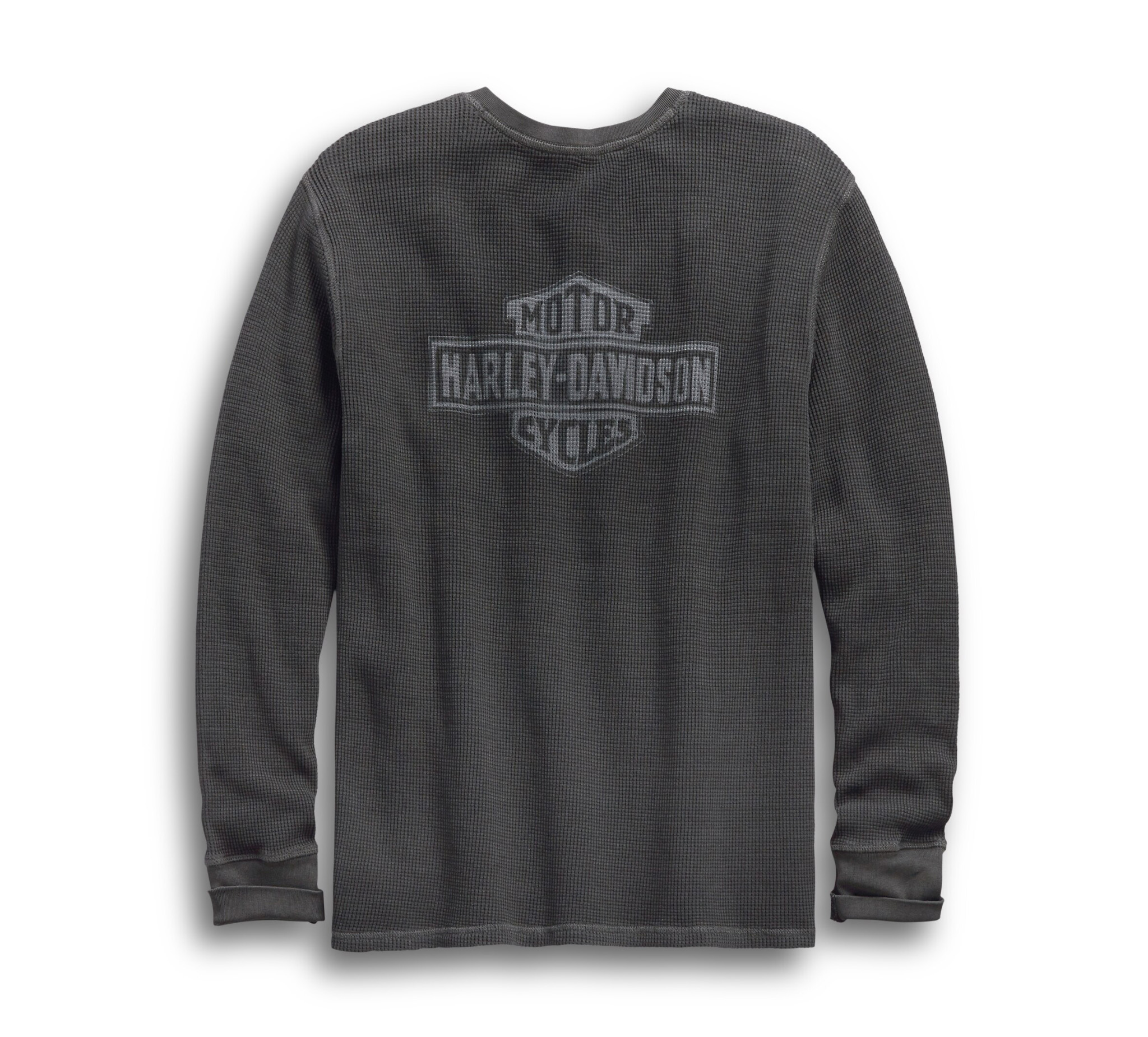 Slim Fit Grey 96647-19VM Details about  / Harley Davidson Men/'s Logo Chambray Shirt XL